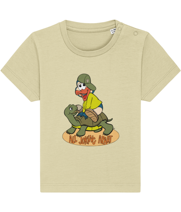 BABY-JOKING-TSH-BUTTER-1.png Bampsie Baby T-shirt All joking Apart