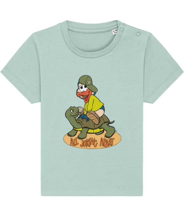 BABY-JOKING-TSH-CARAIBIAN-BLUE-1.png Bampsie Baby T-shirt All joking Apart