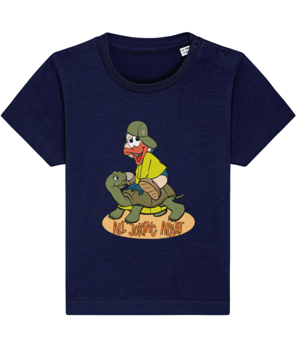BABY-JOKING-TSH-FRENSH-NAVY-1.png Bampsie Baby T-shirt All joking Apart