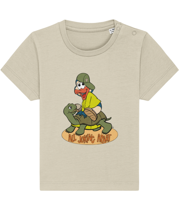 BABY-JOKING-TSH-HEATHER-GREY.png Bampsie Baby T-shirt All joking Apart