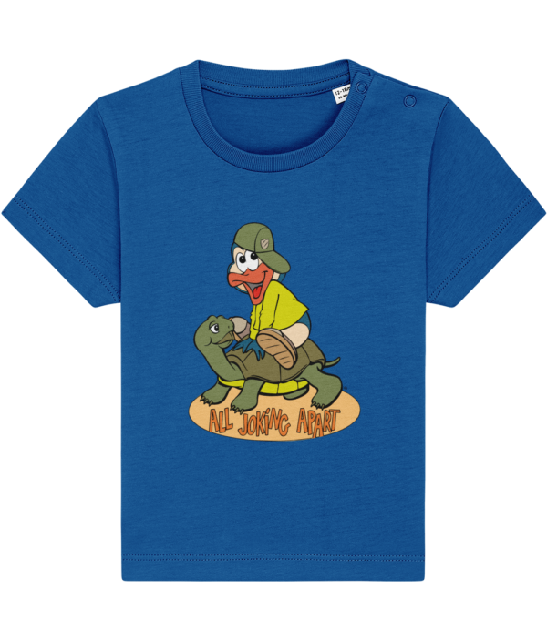 BABY-JOKING-TSH-MAJORELLE-BLUE-1.png Bampsie Baby T-shirt All joking Apart
