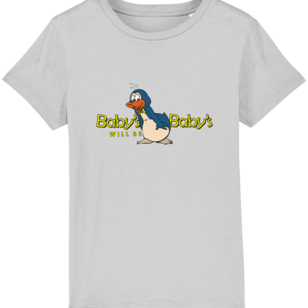 MINI-BABY-WB-HEATHER-GREY-TSH.png Bampsie Kids T-shirt babys will be babys
