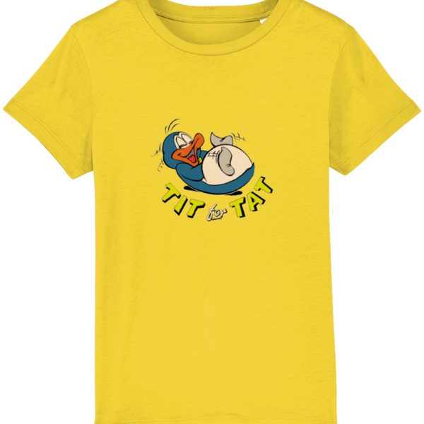 TIT-TAT-MINI-TSH-GOLDEN-YELLOW.png Bampsie Kids T-shirt tit for tat