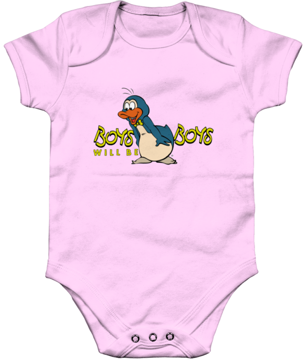 boys-will-be-boys-pale-pink-body-1.png Bampsie Baby Romper Boys will be Boys
