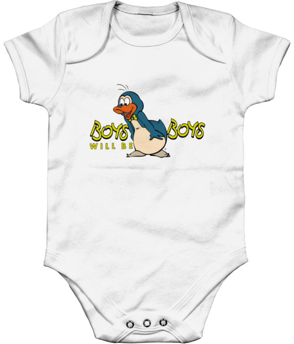 boys-will-be-boys-white-body-1.png Bampsie Baby Romper Boys will be Boys