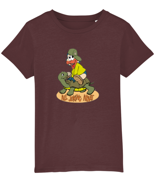 mini-joking-tsh-burgundy-1.png Bampsie Kids T-shirt All joking Apart