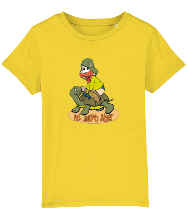 mini-joking-tsh-golden-yellow.png Bampsie Kids T-shirt All joking Apart