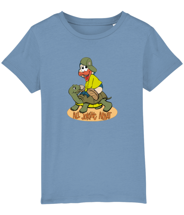 mini-joking-tsh-mid-heather-blue-1.png Bampsie Kids T-shirt All joking Apart